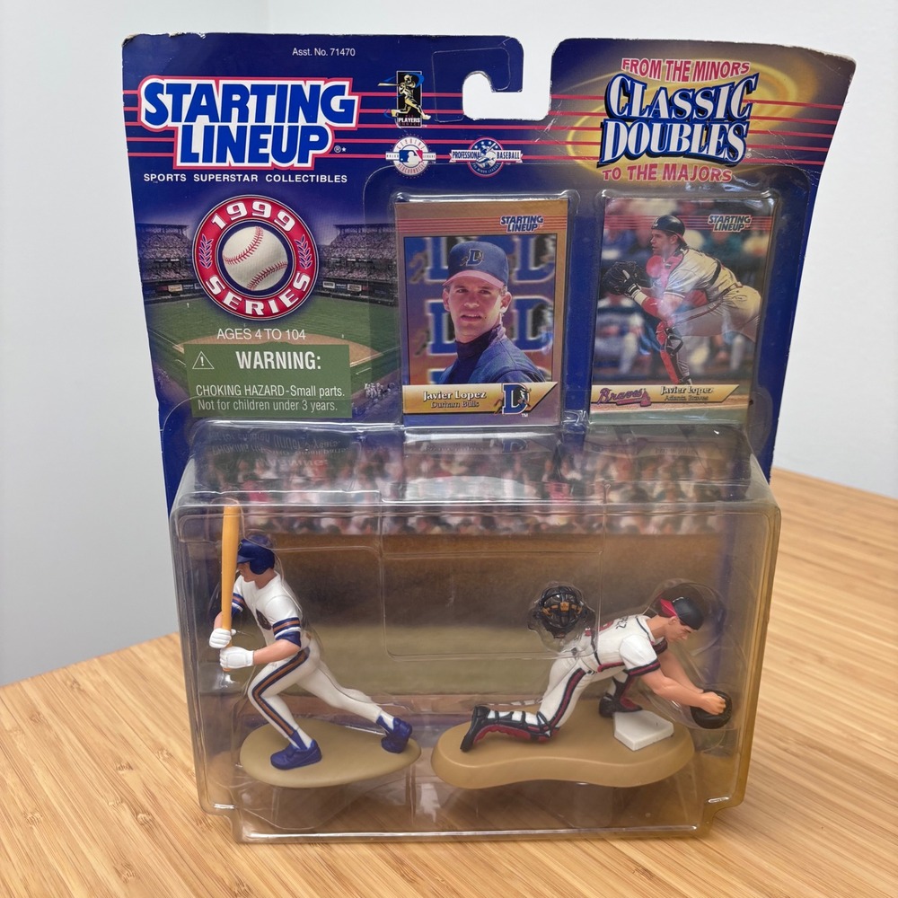 Starting‎ Lineup Javy Lopez Action Figure Set Multi 1999 MLB